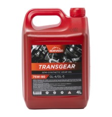 Трансмісійна олива NORVEGO TRANSGEAR 75W90 4л