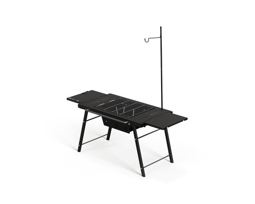 Туристичний стіл Naturehike для барбекю сталевий CNK2300CW014 чорний (6976023923289) Туристичний стіл Naturehike для барбекю сталевий CNK2300CW014 чорний (6976023923289)