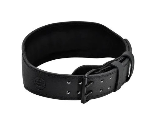 Атлетичний пояс RDX 4 шкіряний Full Black S (WBS-4FB-S)