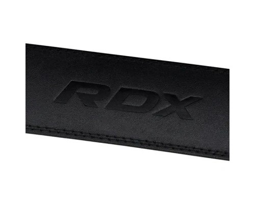 Атлетичний пояс RDX 4 шкіряний Full Black S (WBS-4FB-S)