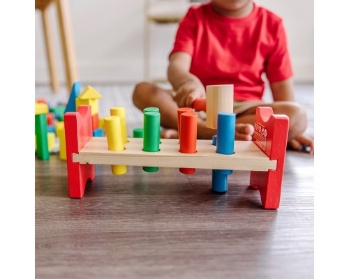 Розвиваюча іграшка Melissa&Doug МЕГА-набір Кубики/Сортер/Стучалка (MD93685)