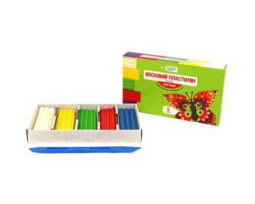 Пластилін ГАММА'UA Craft and Joy Зі стеком 5 кольорів 160 г (4820072539170)