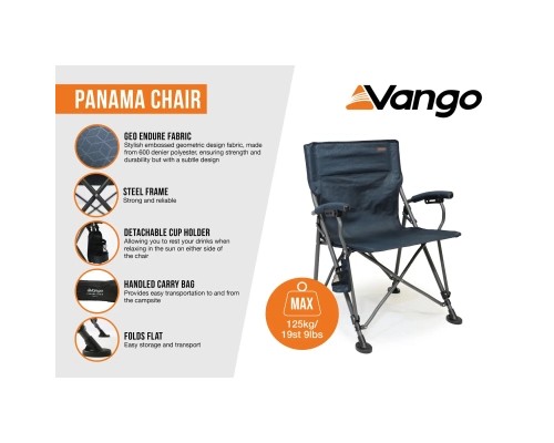 Крісло складане Vango Panama Chair Granite Grey (CHTPANAMA000002) (930849)