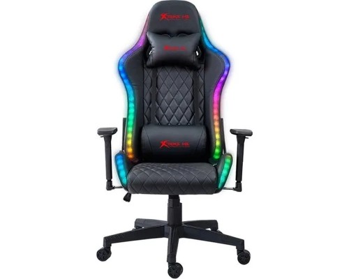 Крісло ігрове Xtrike ME Advanced Gaming Chair GC-907 RGB Black/Red (GC-907)