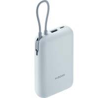 Батарея універсальна Xiaomi 10000mAh 22.5W, Integrated Cable, blue (BHR9073GL) 