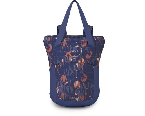 Рюкзак туристичний Osprey Daylite Tote Pack wild blossom print/alkaline - O/S - синій (009.3624)