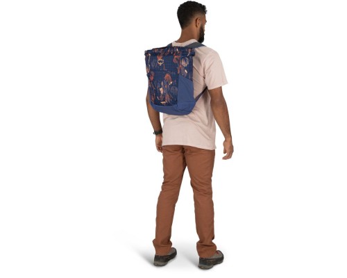 Рюкзак туристичний Osprey Daylite Tote Pack wild blossom print/alkaline - O/S - синій (009.3624)