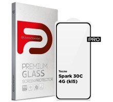 Скло захисне Armorstandart Pro Tecno Spark 30C 4G (kl5) Black (ARM81169)