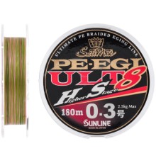 Шнур Sunline PE EGI ULT HS8 180m #0.3/0.090mm 2.5kg (1658.07.32)