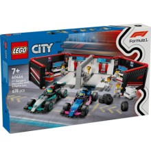 Конструктор LEGO City Гараж F1 та автомобілі Mercedes-AMG і Alpine (60444)