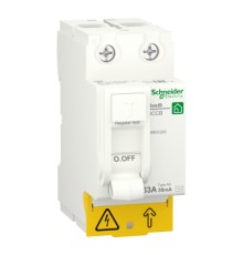 Диференціальний автоматичний вимикач Schneider Electric RESI9 2P 63A 30mA (R9R51263)