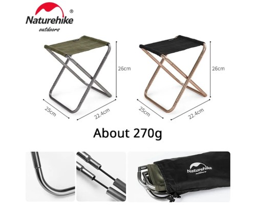 Стілець складаний Naturehike Easy Wild NH17Z012-L, зелений (6927595721384) Стілець складаний Naturehike Easy Wild NH17Z012-L, зелений (6927595721384)