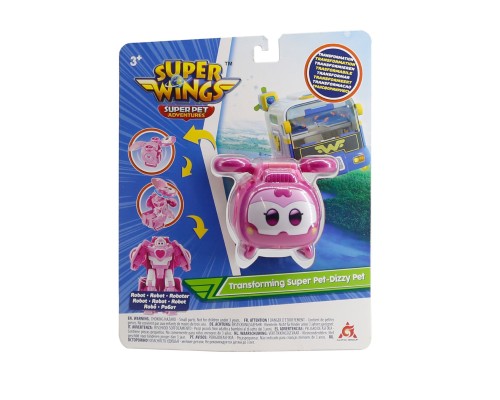 Трансформер Super Wings Transforming Super Pet Діззі улюбленець (Dizzy Pet) (EU770642)