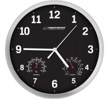 Настінний годинник Esperanza Wall Clock Lyon 25см Black (EHC016K)