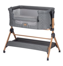 Ліжечко FreeON приліжкове та стільчик для дитини Nest & Feed 2 в 1, grey (84959)