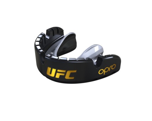Капа Opro Gold Braces під брекети Blackl/Silver (102518001) (UFC_Gold_Braces_Bl/Silver)