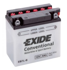 Акумулятор автомобільний EXIDE CONVENTIONAL 8Ah Ев (-/+) (85EN) (EB7L-B)