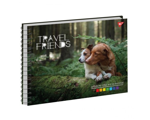 Альбом для малювання Yes А4 30 Спіраль Travel friends (130571)