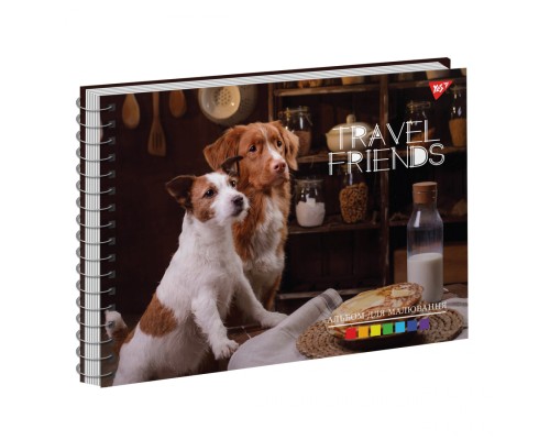 Альбом для малювання Yes А4 30 Спіраль Travel friends (130571)