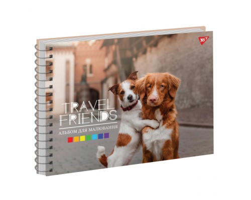 Альбом для малювання Yes А4 30 Спіраль Travel friends (130571)