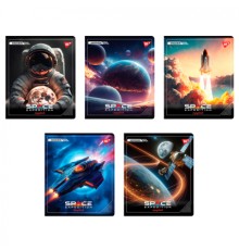 Зошит Yes Space expedition А5 12 аркушів клітинка (767497)