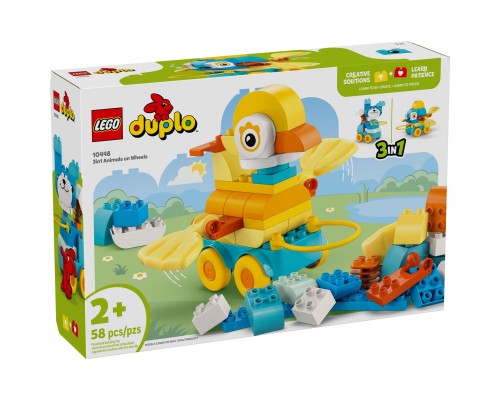 Конструктор LEGO DUPLO Тварини на колесах 3 в 1 (10448-)