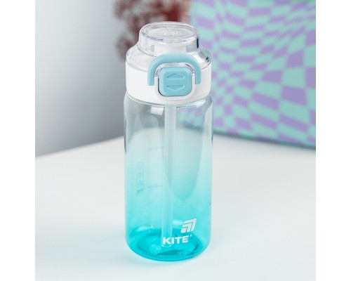 Поїльник-непроливайка Kite 600 мл, блакитна (K25-1212-2)