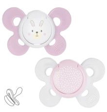 Пустушка Chicco Physio Comfort силіконова від 2 до 6 місяців 2шт. (рожева) (74931.11.00)