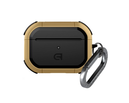 Чохол для навушників Armorstandart Panzer для Apple Airpods Pro 2 Gold (ARM82752) Чохол для навушників Armorstandart Panzer для Apple Airpods Pro 2 Gold (ARM82752)