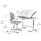 Парта зі стільцем Evo-kids Evo-06 Plus Grey (Evo-06 Plus G)