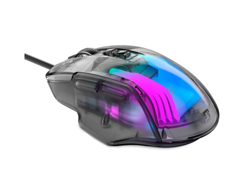 Мишка Havit HV-MS1011SE USB Transparent Black (6950676270280)