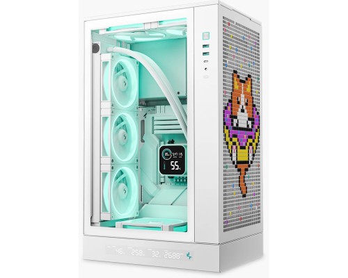Корпус Deepcool CH270 Digital White (R-CH270-WHNDM0-G-1)