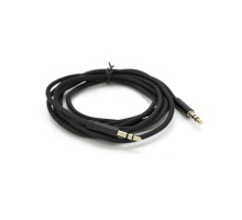 Кабель мультимедійний 3.5mm M to 3.5mm M 1.0m black VEGGIEG (YT-AUXGJ(M)/(M)-AB-1)