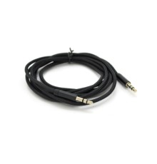 Кабель мультимедійний 3.5mm M to 3.5mm M 1.0m black VEGGIEG (YT-AUXGJ(M)/(M)-AB-1)