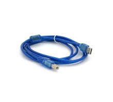 Кабель для принтера USB 2.0 AM/BM 1.8m ferrite blue Ritar (YT-AM/BM-1.8TBL)