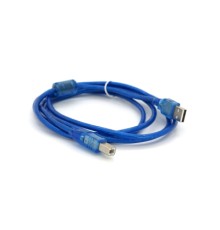 Кабель для принтера USB 2.0 AM/BM 1.8m ferrite blue Ritar (YT-AM/BM-1.8TBL)