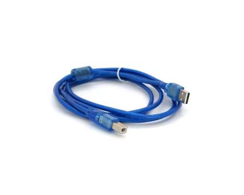 Кабель для принтера USB 2.0 AM/BM 1.8m ferrite blue Ritar (YT-AM/BM-1.8TBL)