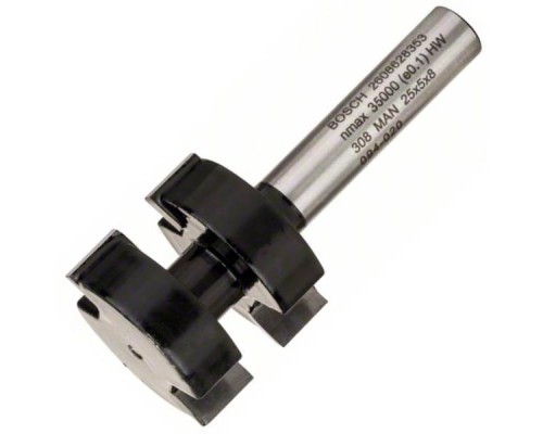 Фреза Bosch Professional гребенева, Std, S8, D25, L5 (2.608.628.353)