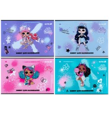 Альбом для малювання Kite LOL, 12 аркушів (LO25-241)