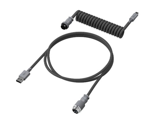 Дата кабель USB 2.0 AM to USB-C 1.37m coiled gray HyperX (6J678AA)