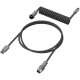 Дата кабель USB 2.0 AM to USB-C 1.37m coiled gray HyperX (6J678AA)