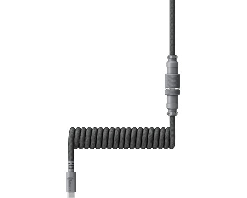 Дата кабель USB 2.0 AM to USB-C 1.37m coiled gray HyperX (6J678AA)