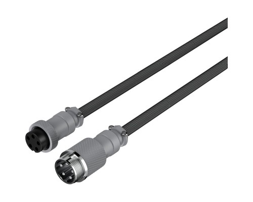 Дата кабель USB 2.0 AM to USB-C 1.37m coiled gray HyperX (6J678AA)