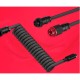 Дата кабель USB 2.0 AM to USB-C 1.37m coiled gray HyperX (6J678AA)