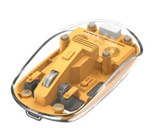 Мишка XO M12 Wireless Transparent/Yellow (M12 Yellow)