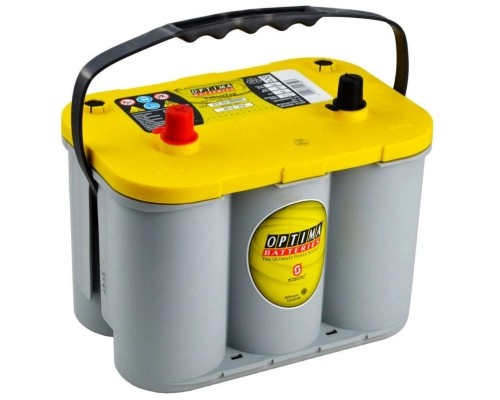 Акумулятор автомобільний Optima YellowTop AGM 55Ah (+/-) (765EN) YTS-4.2 (812254000)