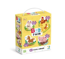 Пазл DoDo 4 в 1 Baby puzzle. Сільські тварини (300686)