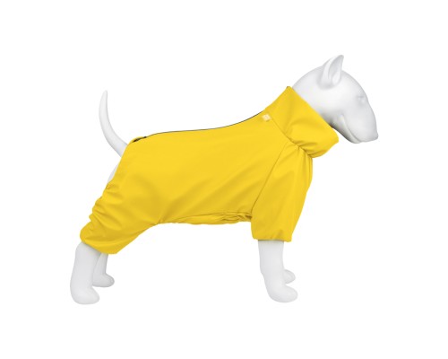 Дощовик для тварин WAUDOG Clothes водонепроникний S35 жовтий (19858)