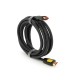 Кабель мультимедійний HDMI M to HDMI M 3.0m V2.0 4K black V-LINK (YT-HDMI(M)/(M)V2.0-3.0m-B/43226)