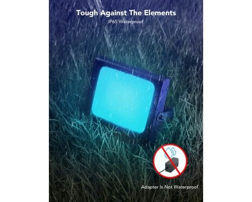 Світильник Govee H7060 LED Smart Flood Lights, 4pcs, RGBICWW, Wi-Fi/Bluetooth, Black (H7060311)